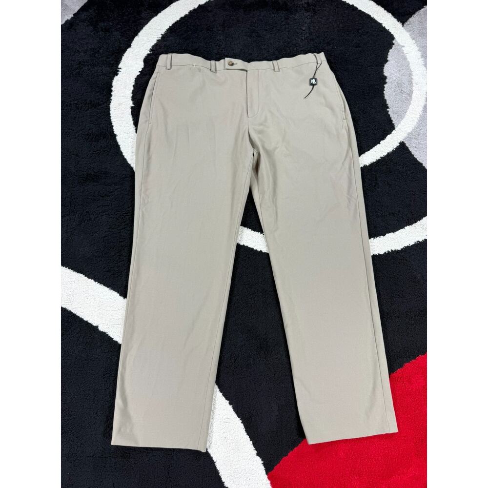 Lauren Ralph Lauren Pants Mens 40x30 Light Brown Dress Pants Trousers Preppy